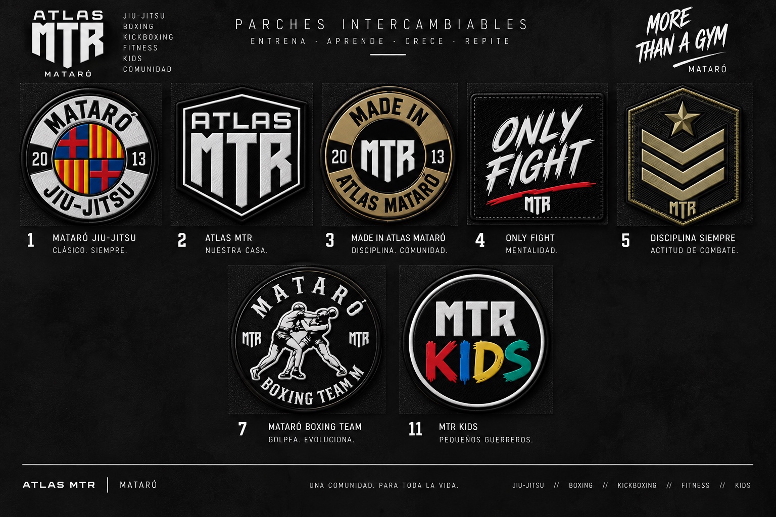 Parches Atlas MTR